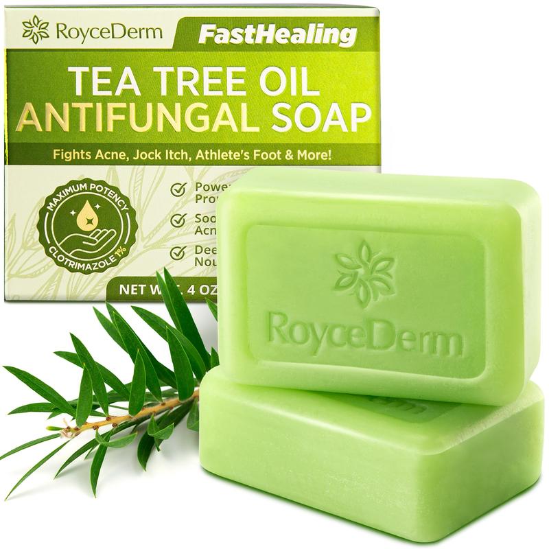 Roycederm Antifungal Antibacterial Tea Tree Soap for Face & Body Body Care Body Wash