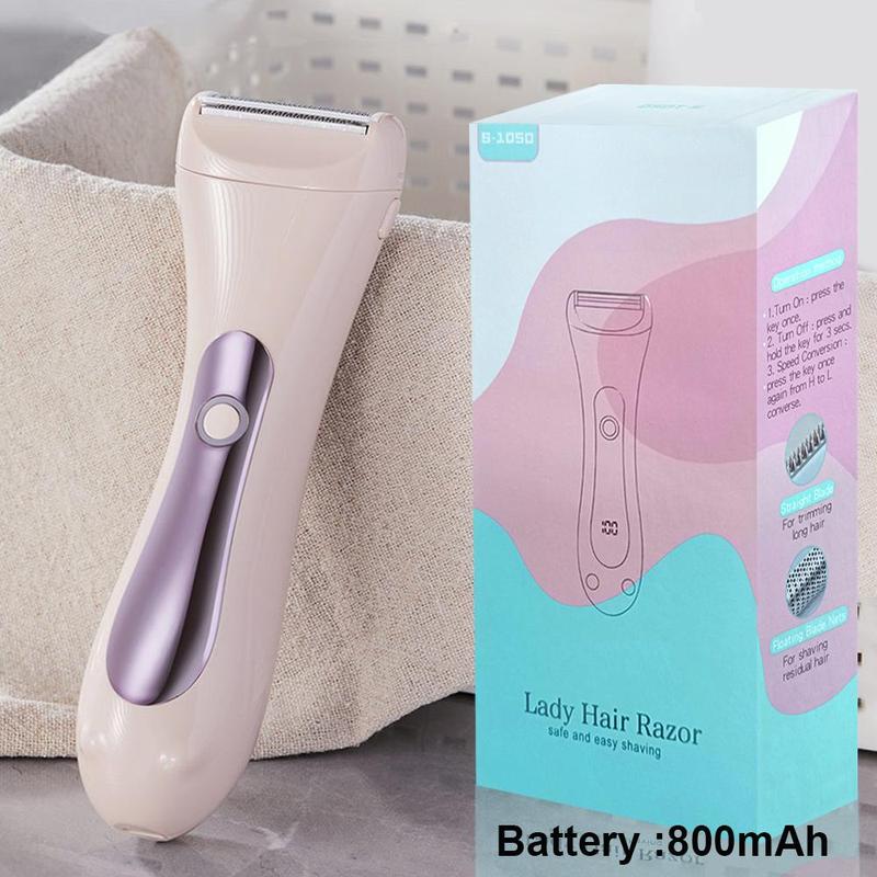 Electric Hair Remover, USB Rechargeable Epilator, Waterproof Body Hair Trimmer for Bikini, Face, Underarms and Legs Hair Trimmer