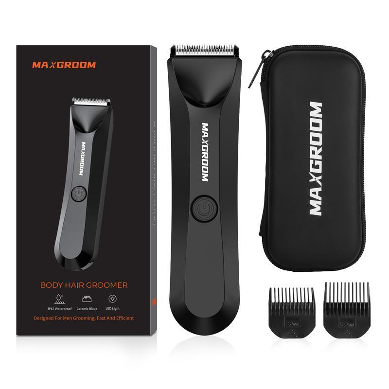 MAXGROOM Electric Shaver for Women and Man Best Electric Razor for Bikini Legs Underarm Public Hairs Rechargeable Trimmer,ceramic head fits the skin more safely IPX7 waterproof,Wet Dry Use Precise Safe, Gift For & Christmas