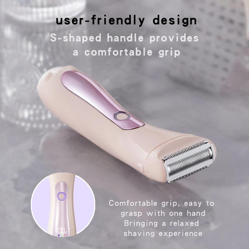 Electric Hair Remover, USB Rechargeable Epilator, Waterproof Body Hair Trimmer for Bikini, Face, Underarms and Legs Hair Trimmer