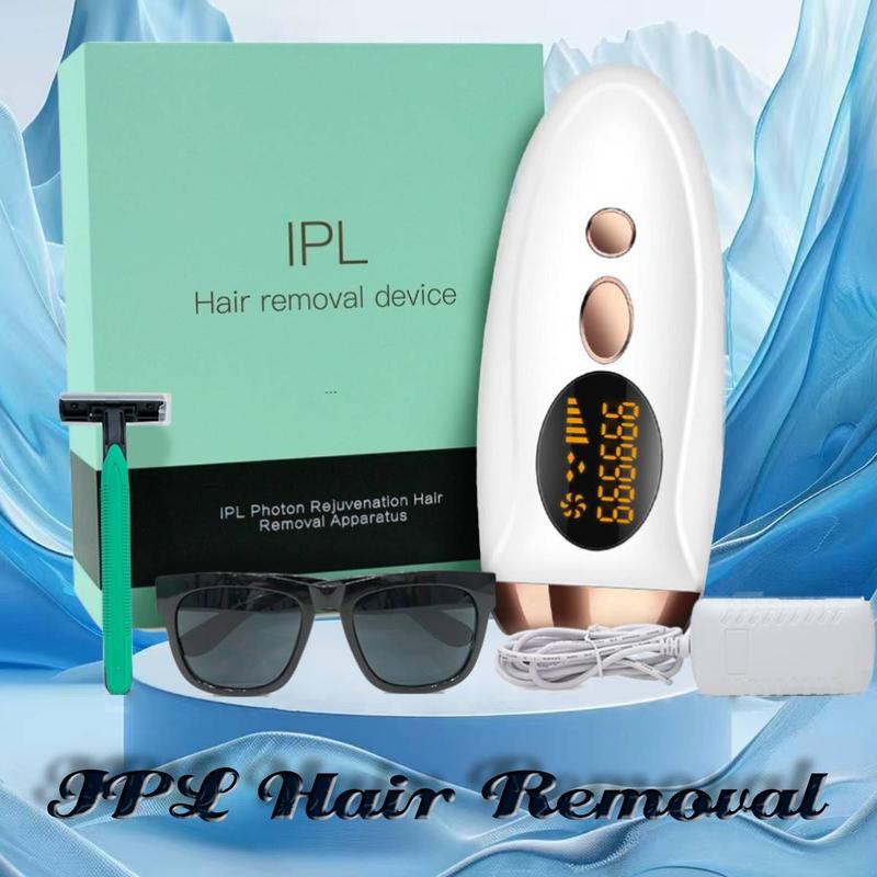 Portable Handheld Hair Removal Machine, 1 Box IPL Painless Strong Pulse Hair Removal Instrument, Laser Hair Remover for Women, Personal Care Appliances for Women and Men, Christmas Gift