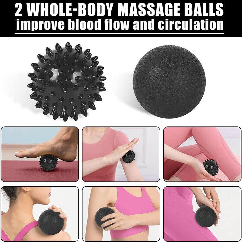 6 in1 Foam Roller Set High Density Deep Tissue Massager for Muscle Massage