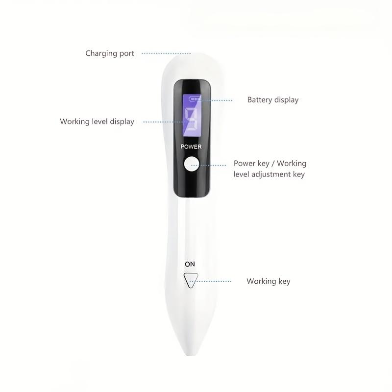 Home Beauty Pen, USB Charging, 9-level Electric Removal Pen, Used For Skin Label Care, Perfect Gift For Girlfriends Or Mothers On Halloween, Christmas, Valentine'S Day, Birthdays