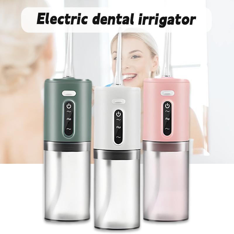 5 in 1 Electric Oral Water Flosser for Deep Cleansing - 1 Count Portable Rechargeable Oral Irrigator Ideal for Home & Travel, Black Friday & Cyber Monday Cordless Water Dental Flosser & Water Irrigator Tooth Brush