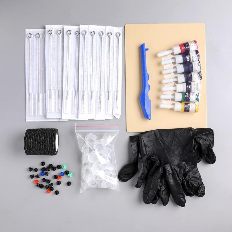 Professional DIY Tattoo Poke a Stick Tattoo Kit Hand Stick n Tattoo Poke Pen Set Tattoo Supplies Home Tattoo Blue GK803TI302-3-US Steel Lightweight