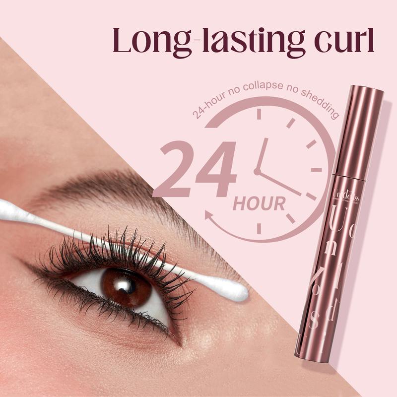 Unidollss Tubing Mascara Volumizing Lengthening Mascara Black Long Lasting ,No Clumping Smudgeproof Mascara Vegan Makeup