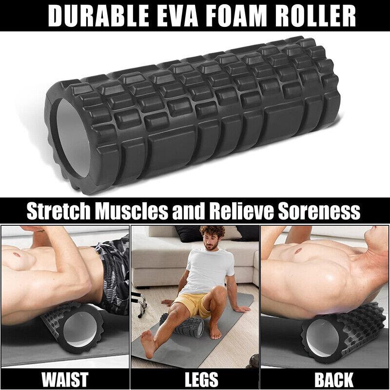 6 in1 Foam Roller Set High Density Deep Tissue Massager for Muscle Massage