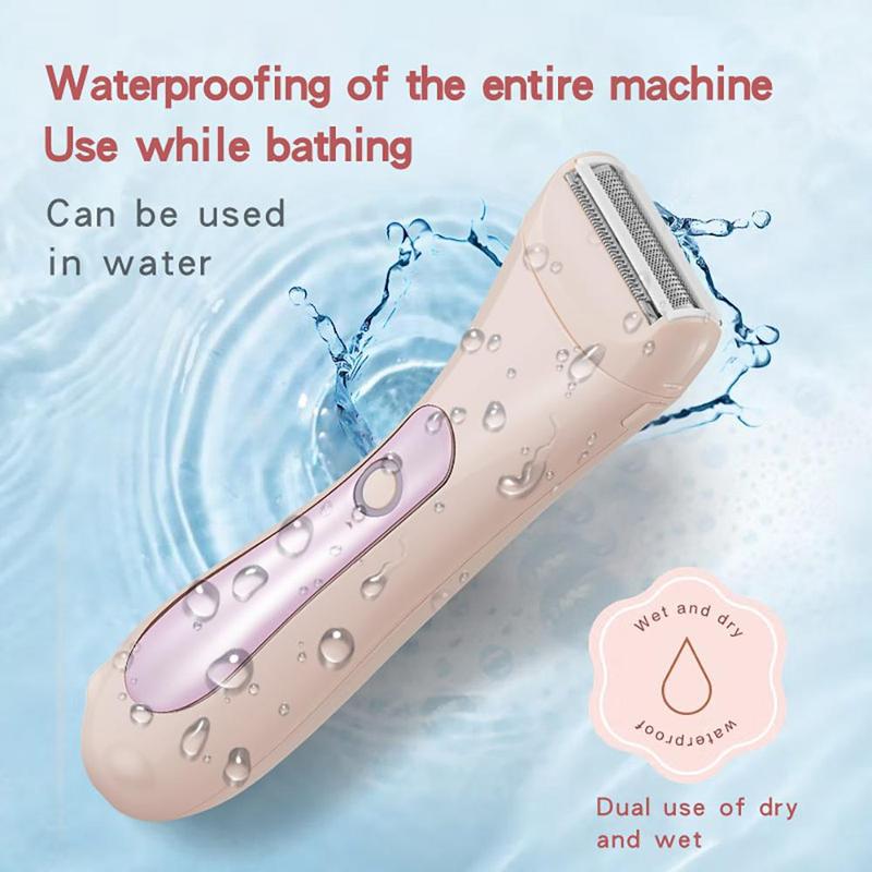 Electric Hair Remover, USB Rechargeable Epilator, Waterproof Body Hair Trimmer for Bikini, Face, Underarms and Legs Hair Trimmer