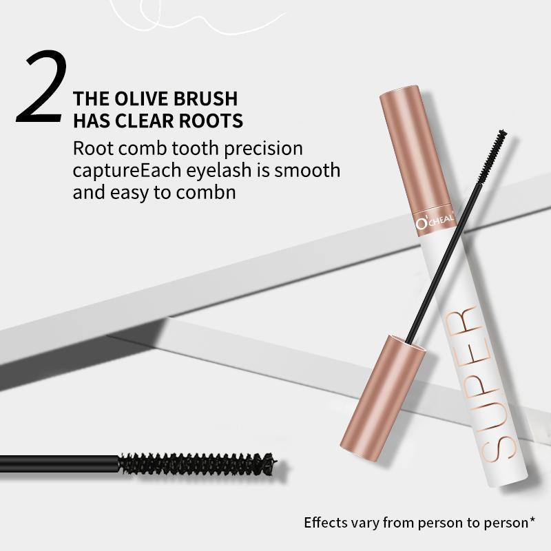 Long Lasting Mascara, 1 Box Natural Curl Eyelashes Mascara, Eye Lashes Lengthening Volumizing Mascara Stick, Professional Eye Makeup Products