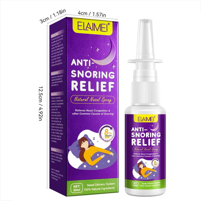 Anti Snoring Spray, 1 Count 2 Counts Sleeping Aid Spray, Natural Sleep Aid Spray, Nasal Care Product for Men & Women, Christmas Gift