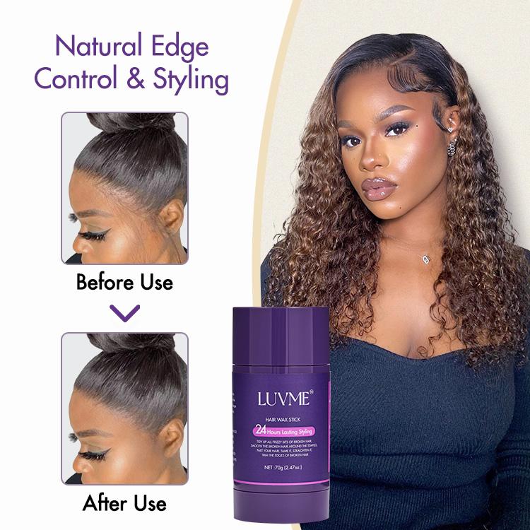 24H Long Lasting Duo | Wax Stick + Edge Control | US ONLY | Luvme Tools & Accessories