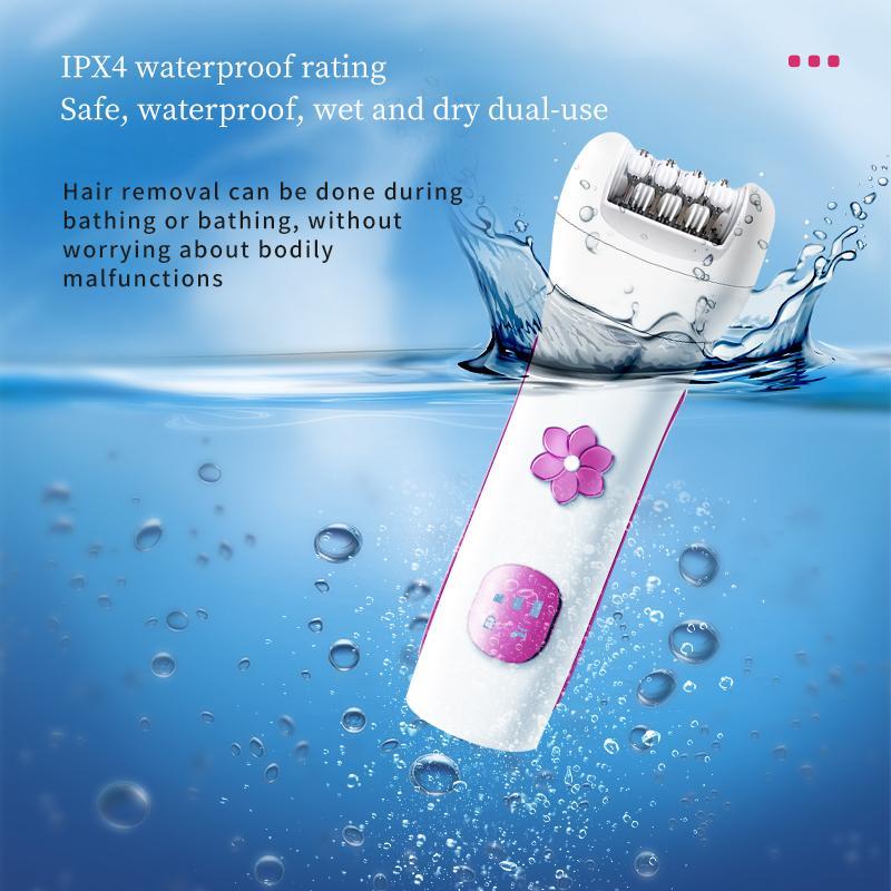 Electric Hair Epilator, Portable Hair Removal Tool for Women with LED Light, Electric Shaver for Arms, Legs, Underarms, Bikini