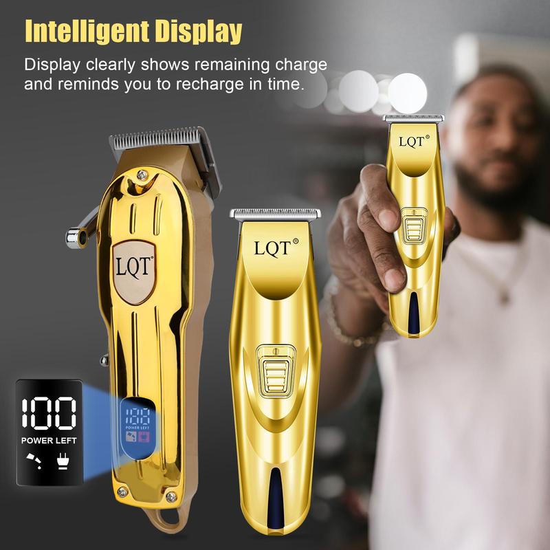 Rechargeable Hair Clipper Kit, 1 Set Professional Hair Clipper & Shaver & Accessories, Hair Trimmer for Men, Barber, Stylist, Barbershop, Salon