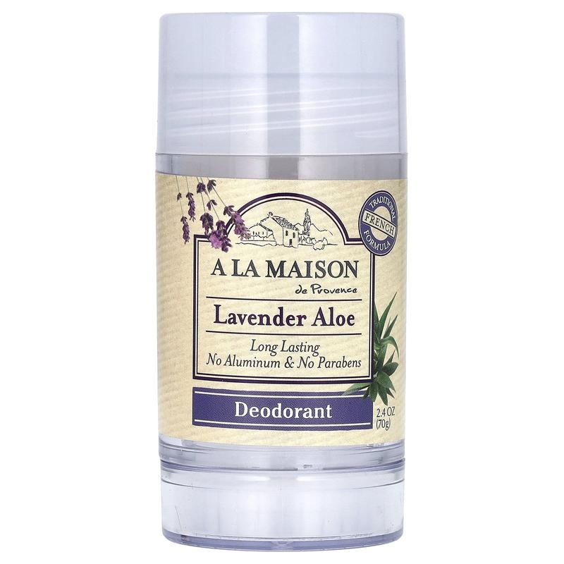 A La Maison de Provence Deodorant, Lavender Aloe, 2.4 oz (70 g)