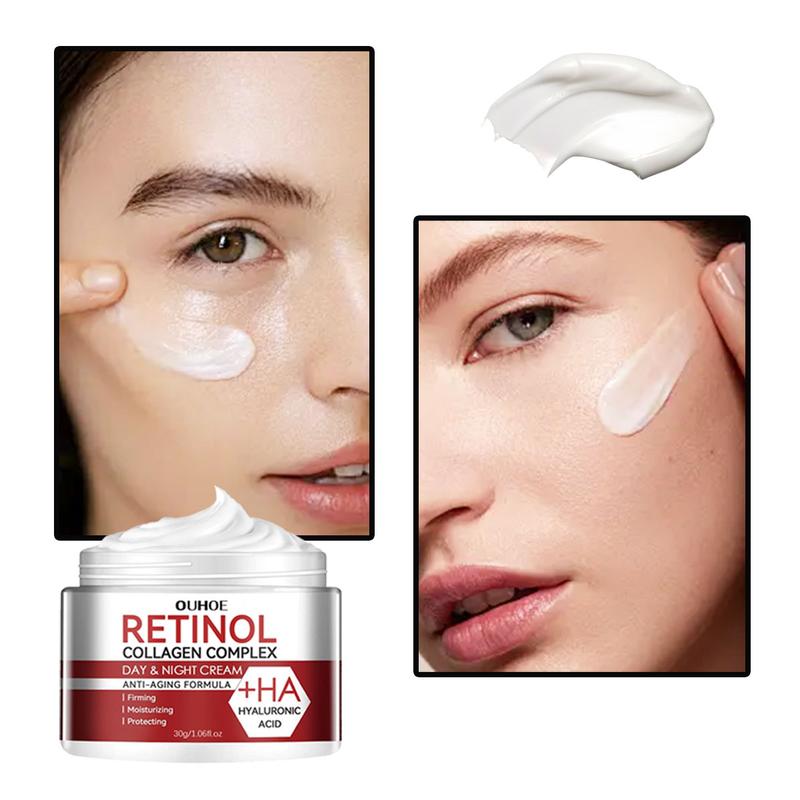 30g Retinol Collagen Moisturizing & Firming Face Cream, Deep Hydration and Gentle, for Women and Men