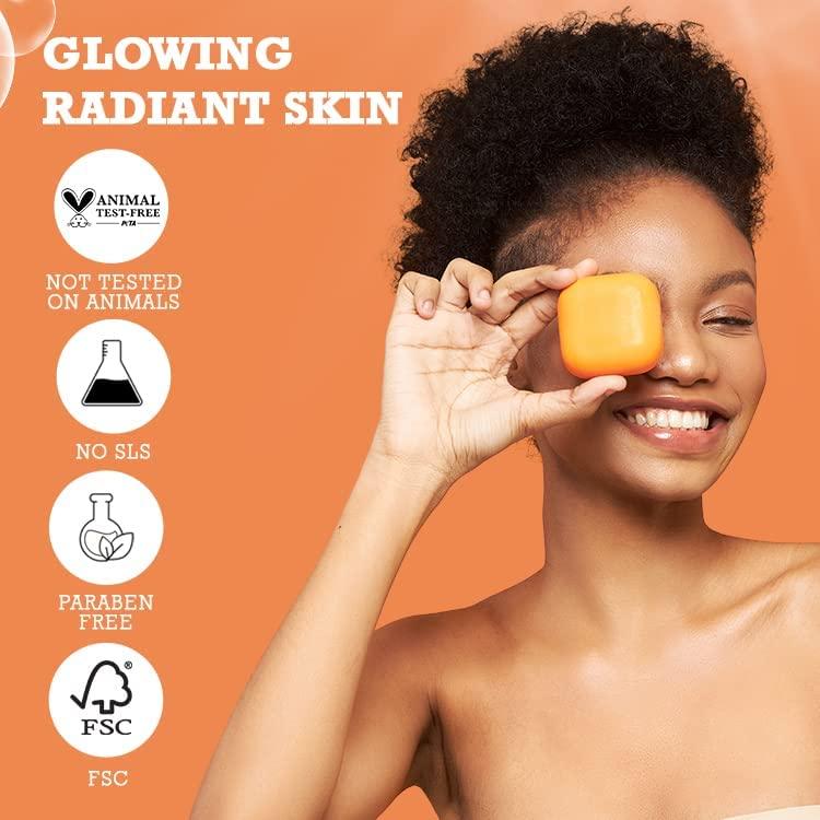 Koji White Kojic Acid & Papaya Skin Brightening Soap, Exfoliating Facial Bar, Radiant Skin, Rejuvenates, Moisturizer, Even Tone Cleansing Bar with Hyaluronic Acid, Vegan Soap, 2.82 oz (2 Bars)