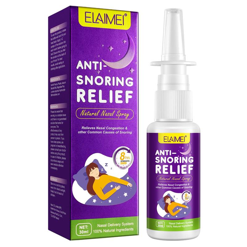 Anti Snoring Spray, 1 Count 2 Counts Sleeping Aid Spray, Natural Sleep Aid Spray, Nasal Care Product for Men & Women, Christmas Gift