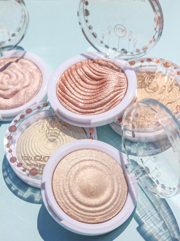 You Glow Girl Baked Highlighter J.CAT BEAUTY - 2 PACK SET (SELECT TWO COLOR Options of your choice)