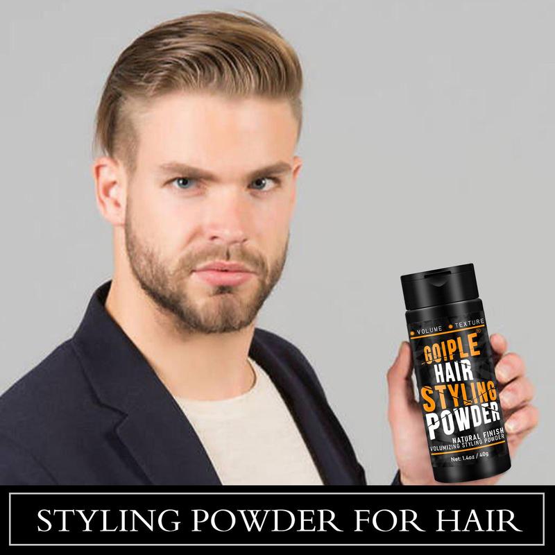 Hair Styling Powder Set, 1 Set Natural Hair Styling Powder, Flexible Men's Hair Powder, Easy To Spread Texturizing Powder