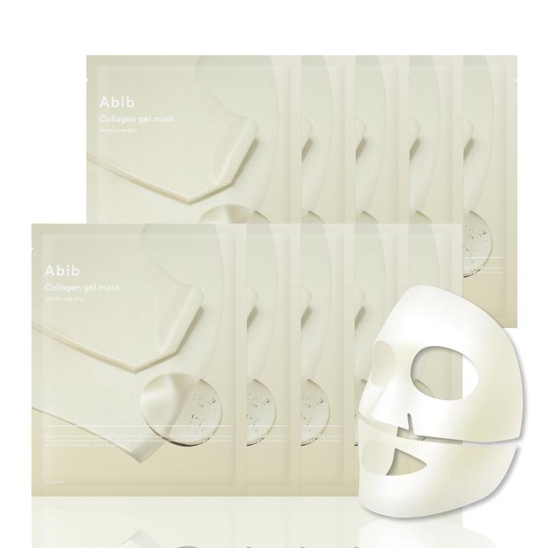 [Abib] Collagen Gel Mask Jericho Rose Jelly (10ea), Moisturizer, Hydrating, Nourishing Skin Elasticity, Vegan Collagen, Anti Aging Care, All in One Care, Gel Type Sheet Mask Pack, Korean Skincare, Korean Skincare