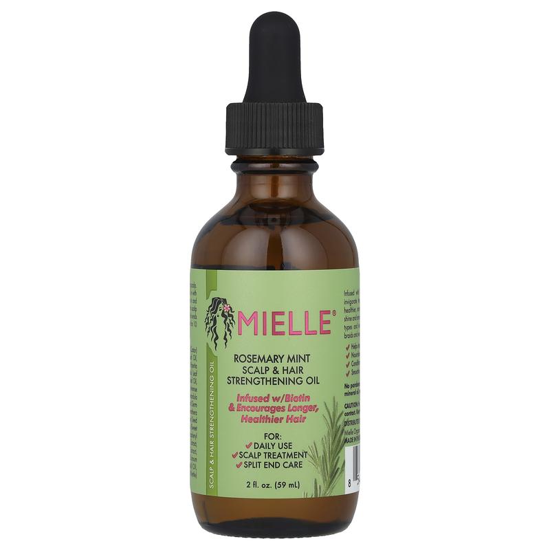 Mielle Scalp & Hair Strengthening Oil, Rosemary Mint, 2 fl oz (59 ml)