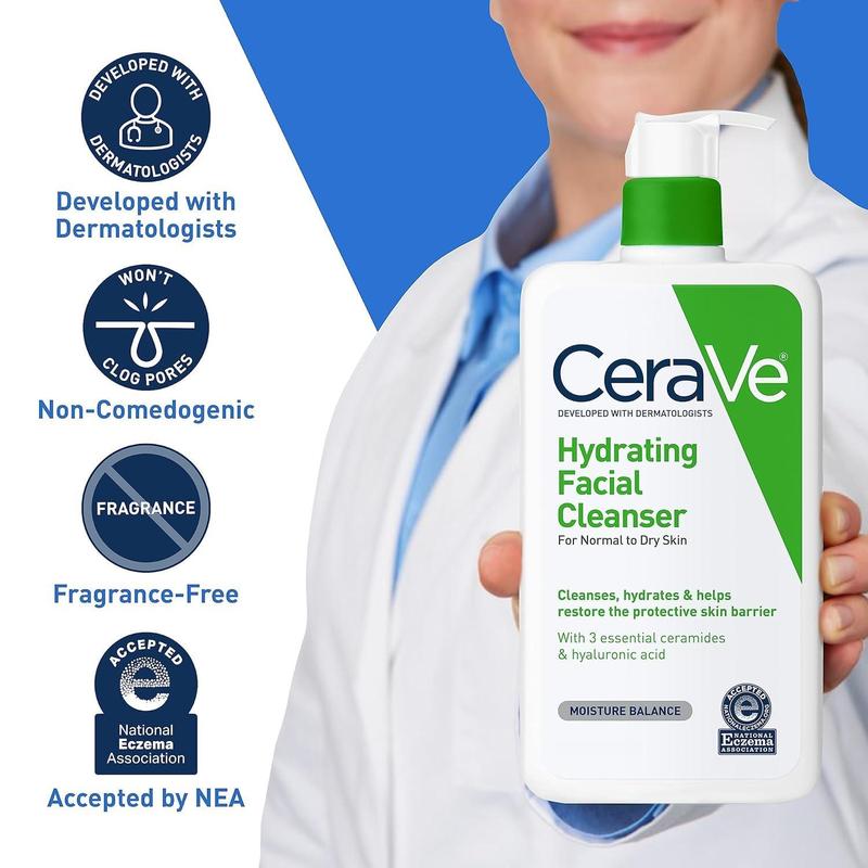 CeraVe Hydrating Facial Cleanser |Normal to Dry Skin