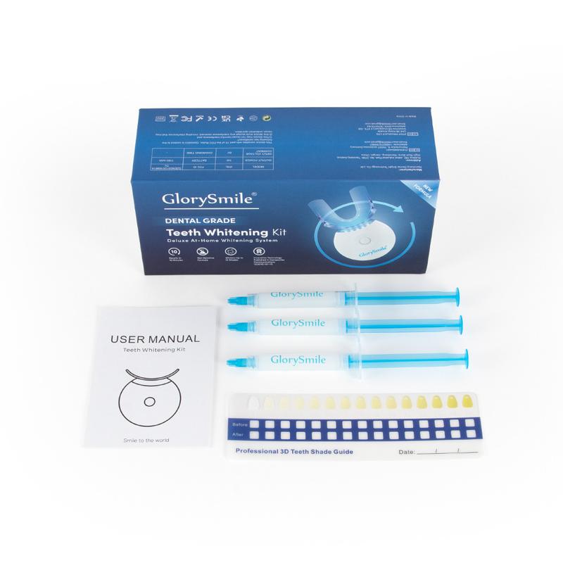 LED Teeth Brighten Kit for Fall, White Teeth Tool Kit with Carbamide Peroxide Teeth Brighten Gel, Safe Enamel for Oral Care, Teethcare, Birthday Gift, Halloween & Christmas Gift, Winter Gift