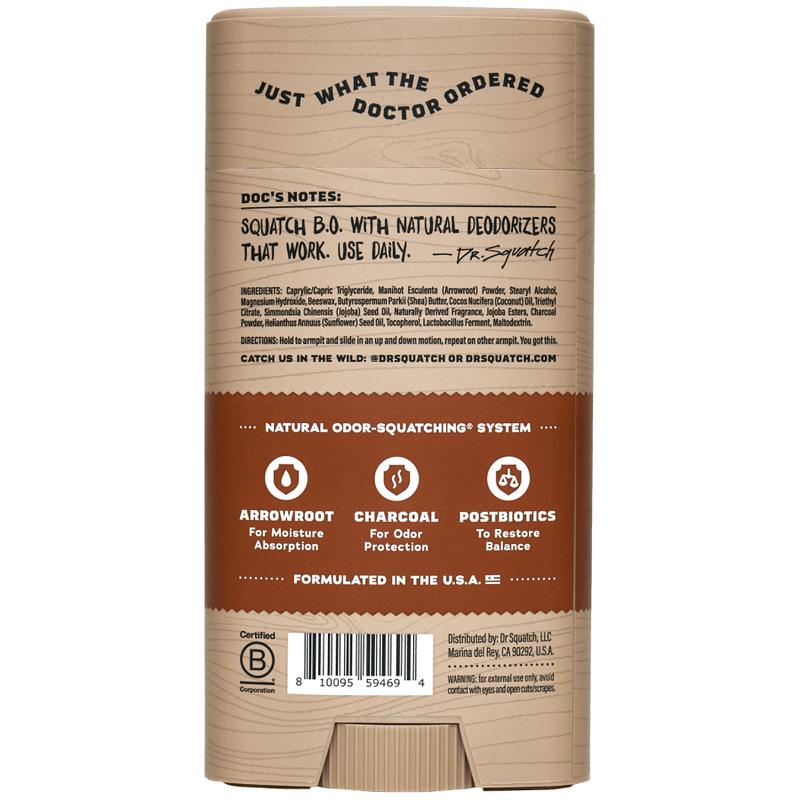 Dr. Squatch - Wood Barrel Bourbon Deodorant