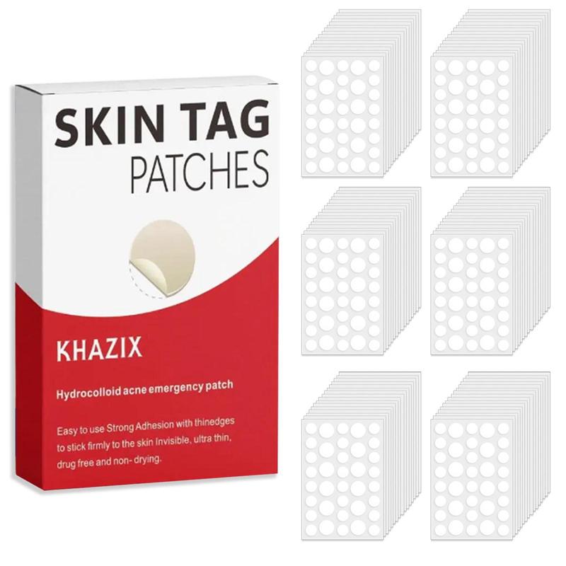 Skin Tag Patches, 720pcs set Hydrocolloid Acne Patches, Invisible Acne Cover Patches, Facial Skin Care Products for Women & Men