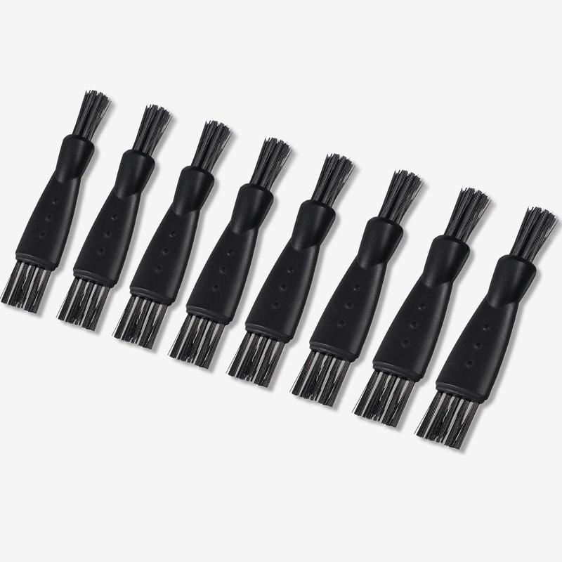 Black Double Sided Razor Trimmer Shaver Cleaning Brush Set, 8