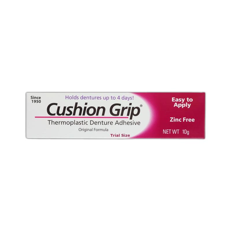 [BEST HOLIDAY DEALS] Cushion Grip Thermoplastic Denture Adhesive, 0.35 oz Travel Size | Refits and Tightens Loose Dentures On The Go | Non-Glue Adhesive, Acts Like a Soft Reliner