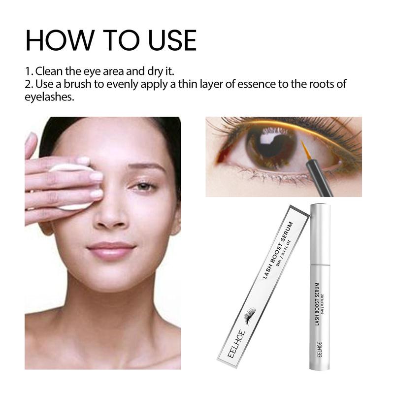 EELHOE Eyelash Liquid Eyebrow Eyelash natural beautiful slender long gentle not easy to smudge, create beautiful eyelash care Makeup Cosmetic