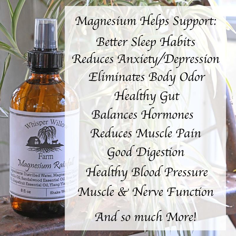 Magnesium Rainfall Daily Body Oil Spray with Essential Oils for All Skin Types! Body Care Deodorant