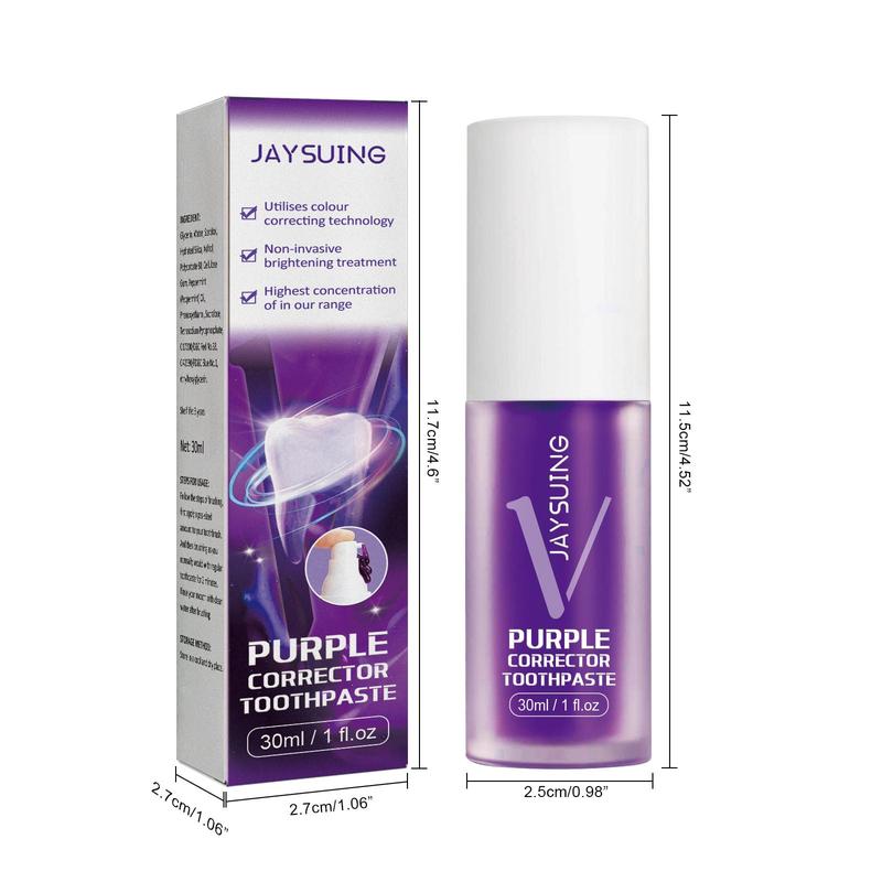 Purple Toothpaste, 1 Box Deep Cleaning Toothpaste, Oral Care Toothpaste for Removing Tooth Stains, Freshing Breath Toothpaste for Adults