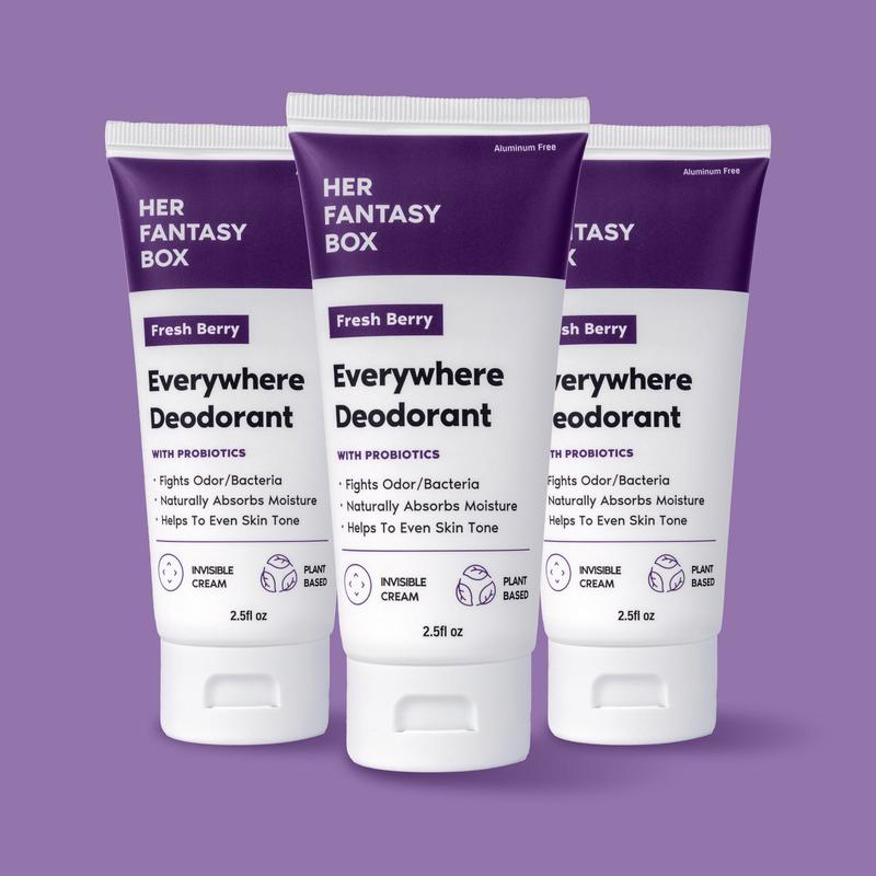 Everywhere Deodorant (Berry)- 3 Pack Whole Body Odor Control