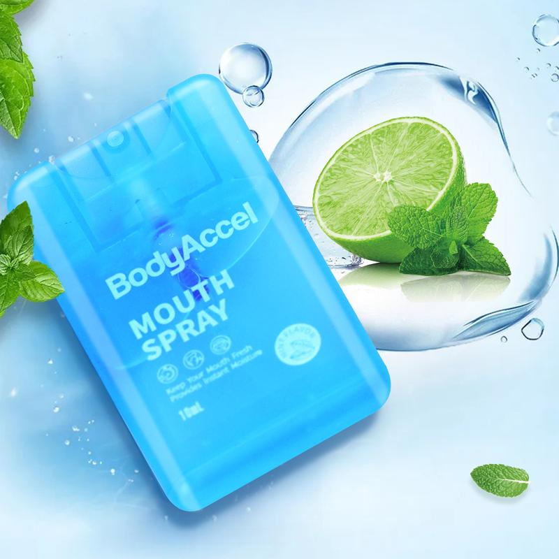 BodyAccel Oral Spray Portable Breath Freshener for Long-Lasting Freshness