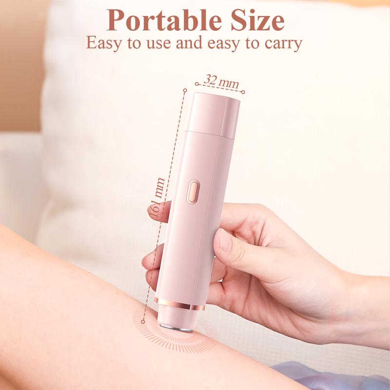 Electric Bikini Trimmer for Women,Christmas Gifts, Body & Facial Hair Removal Double Head Trimmer,Portable Waterproof USB Rechargeable Electric Shaver