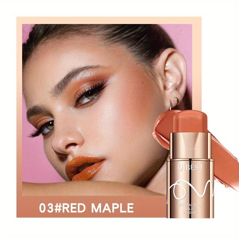 Long-lasting Velvet Blush Stick, Smudge-proof Blush Stick, Easy To Apply and Portable Blush for Natural-looking Cheeks