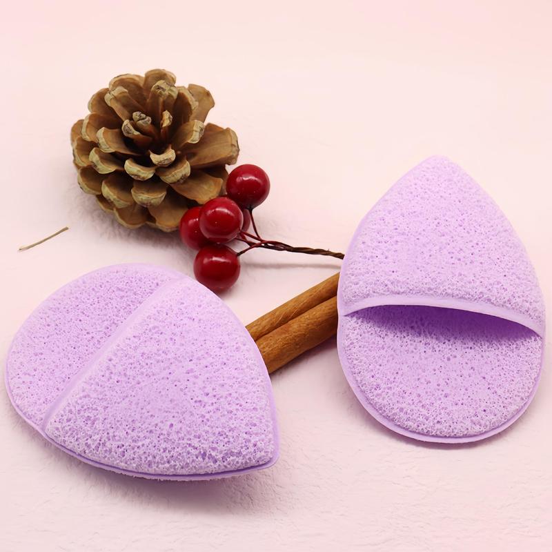 Colorful Water Drop Shaped Makeup Removal Sponge, 6 Counts set Deep Cleansing Facial Sponge, Facial Skin Care Tool for Home & Travel