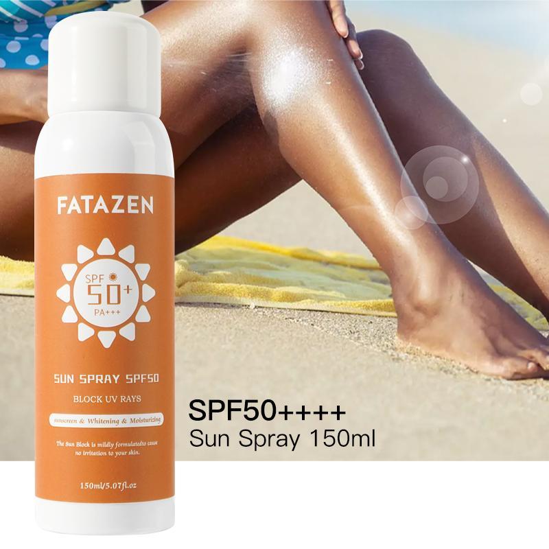 OEM Long Lasting Sun Screen Spray Protectores Solares Faciales Sun Spray Moisturizer Sun Block Spf 50+Anti Sunburn Sunscreen