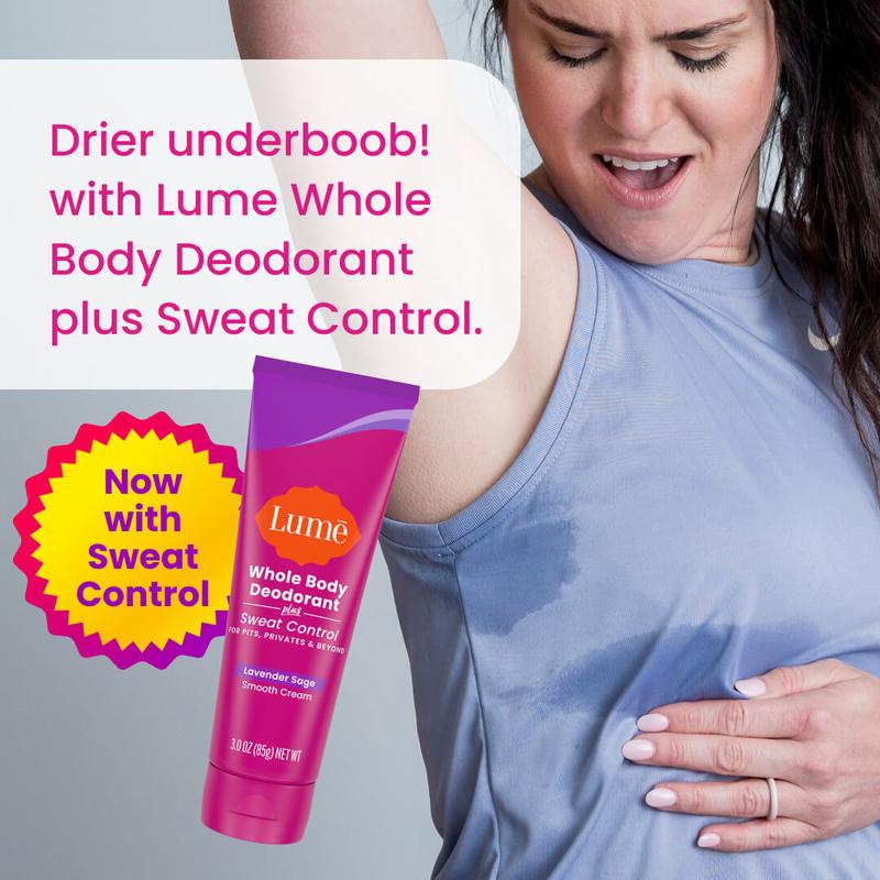 Sweat Control Lume Deo Duo - 72 Hour Odor and Sweat Control Body Care Cream