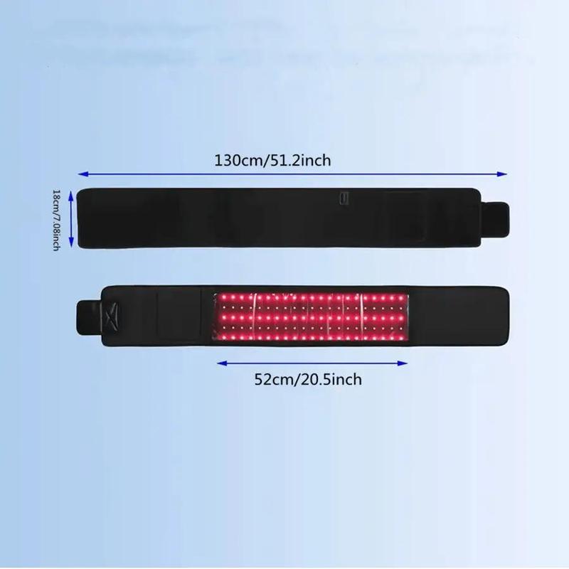 LED Red Light Waist Belt, LED Lighting Body Care Belly Belt, Smart Photon Belt, Body Care Machine for Men & Women, Summer Gifts