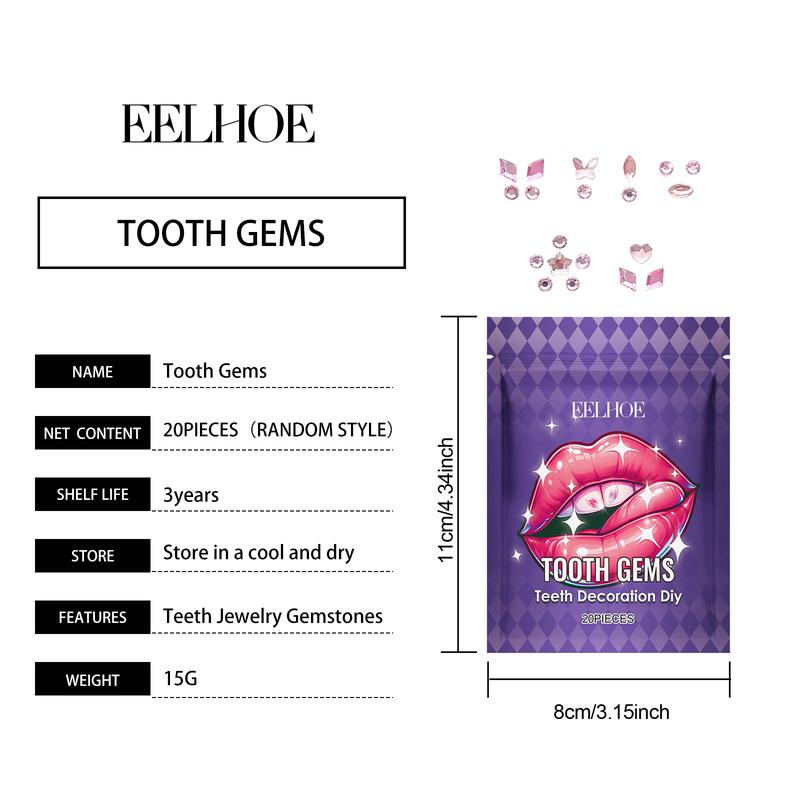 Dental Diamond Trim, Shine Beauty Stickers To Enhance Smile Brightness Lasting Easy Fit For All Tooth Types