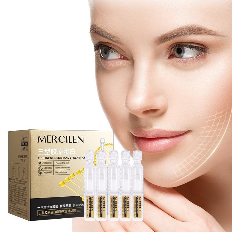 Collagen Thread Lift Essence, 30pcs box Moisturizing Facial Serum, Hydrating Facial Essence, Face Care for Women & Men