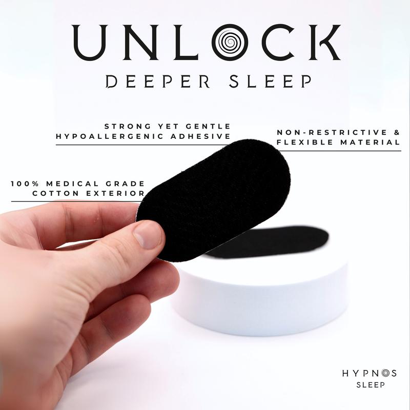 Hypnos Sleep Greek God Pack: 30 Pack Mouth Tape and Nasal Strips | For Nasal Breathing & Better Sleep | Bye Bye Snoring