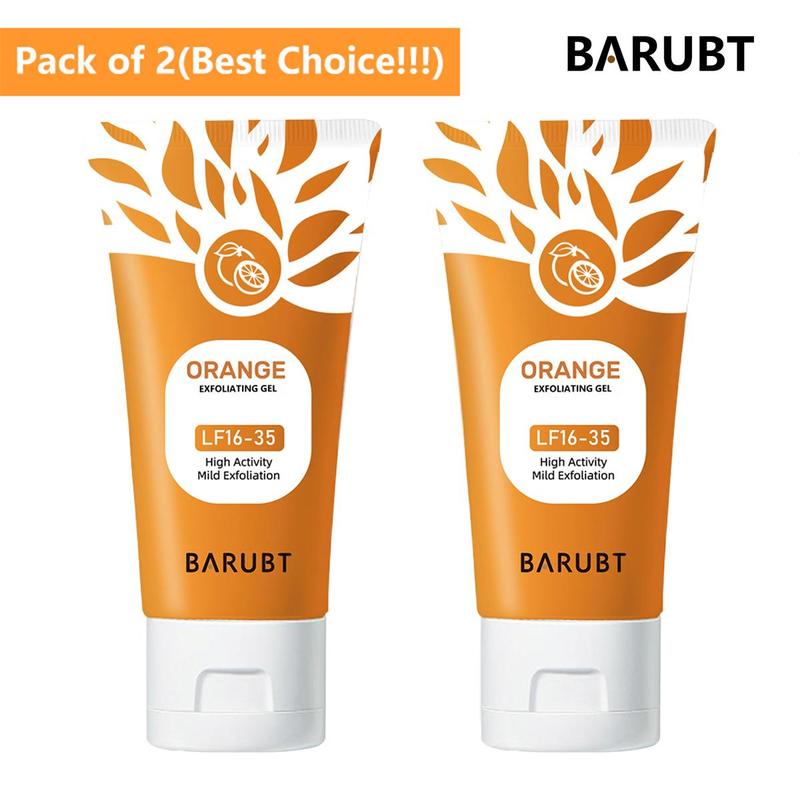 [$14.99 Get 2 Pack] OrangeExfoliating Gel Scrub Face BodySkin,Natural Orange Peeling Gel FaceScrub,Deep Cleansing MoisturizingFacial Exfoliator, Orange ExfoliatingScrub