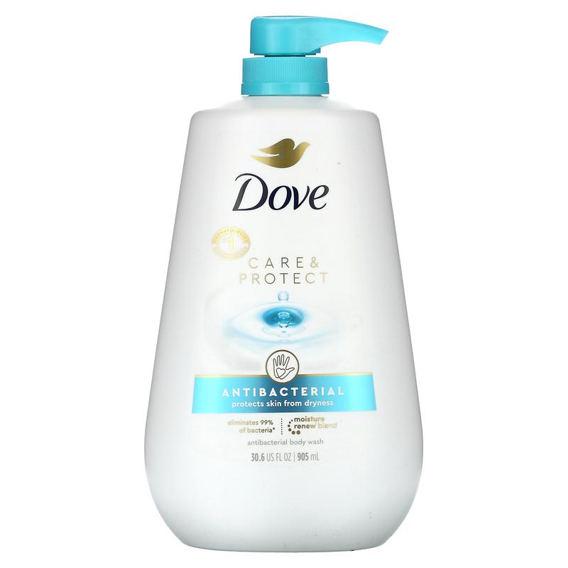 Dove Care & Protect, Antibacterial Body Wash, 30.6 fl oz (905 ml)