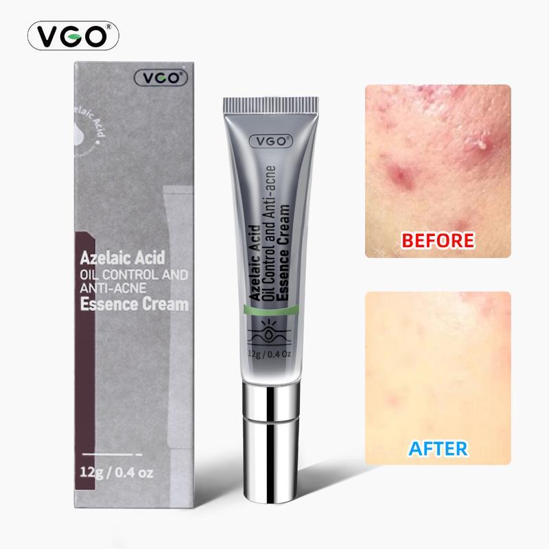 VGO Relief Facial Serum Remove a_c_n_e Essence Face Serum, 12ml 0.4oz Skincare Which Make Skin Clear Acne Azelaic Acid