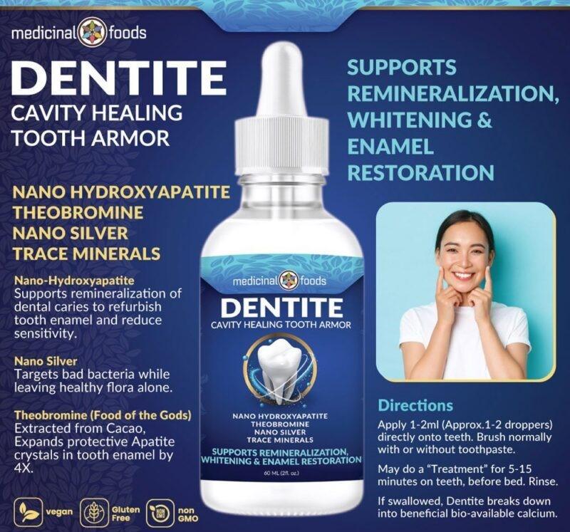 Dentite Tooth Armor - Cavity Healing and Enamel Refurbishing