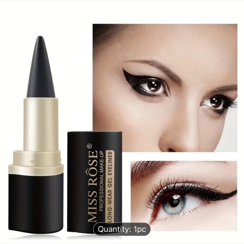 Long Lasting Eyeliner, 1 Count Waterproof Eyeliner Cream, Quick Drying Eyeline Pen, Easy to Apply for Eye Makeup, Professional Daily Makeup CosmeticAccessories